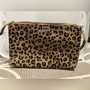 Freshly picked leopard classic clutch